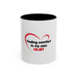 Finding Comfort in My Own Heart Mug, Inspirational Self Love Coffee Cup