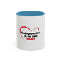 Finding Comfort in My Own Heart Mug, Inspirational Self Love Coffee Cup