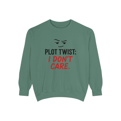 Plot Twist Sweatshirt – Sarcastic Graphic Pullover Unisex