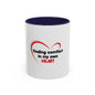 Finding Comfort in My Own Heart Mug, Inspirational Self Love Coffee Cup