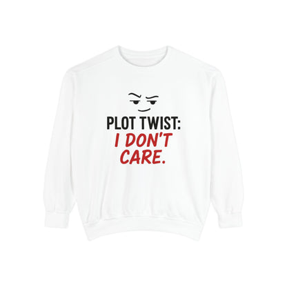 Plot Twist Sweatshirt – Sarcastic Graphic Pullover Unisex