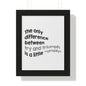 Motivational Wall Art Poster "Inspirational Quote Print for Home & Office Decor