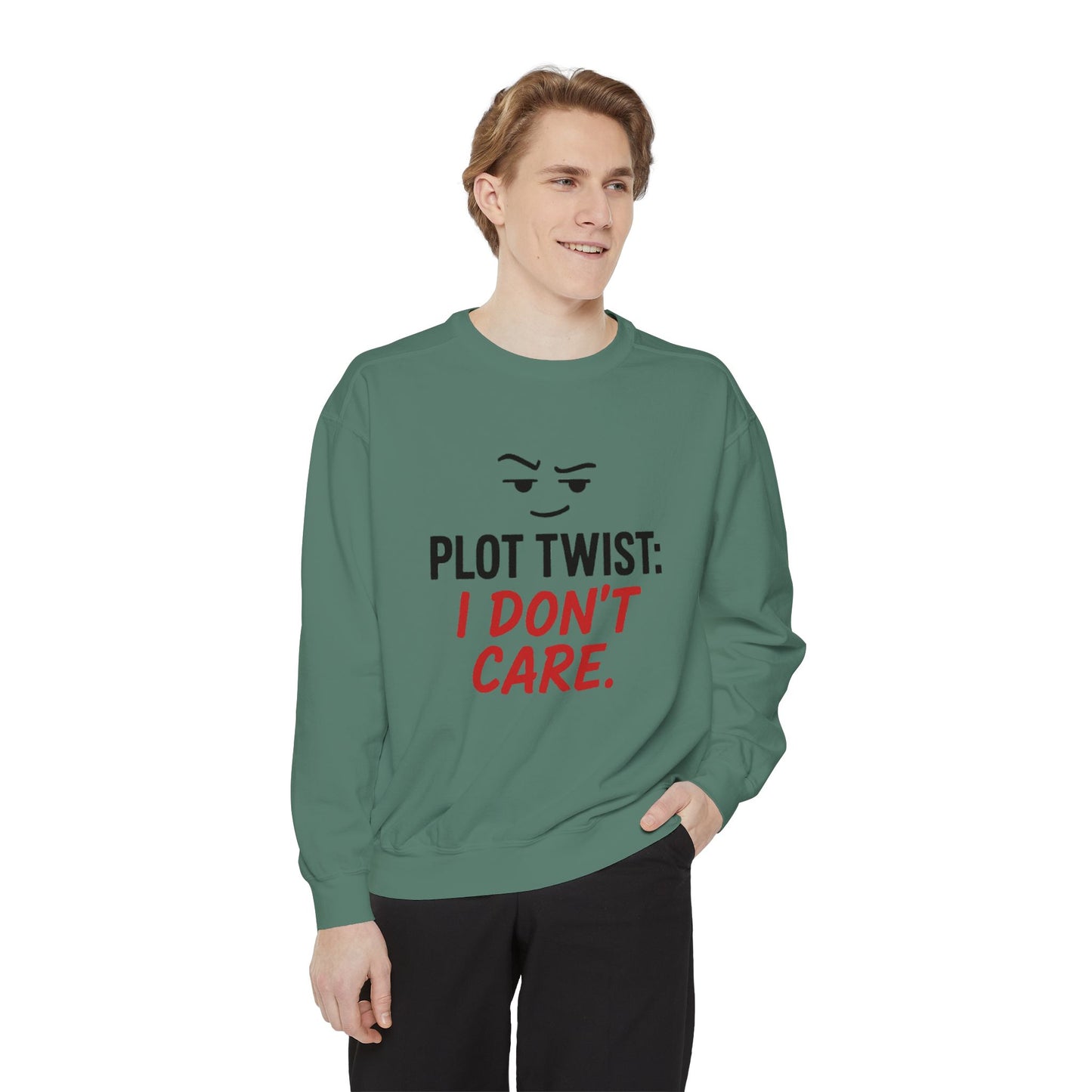 Plot Twist Sweatshirt – Sarcastic Graphic Pullover Unisex